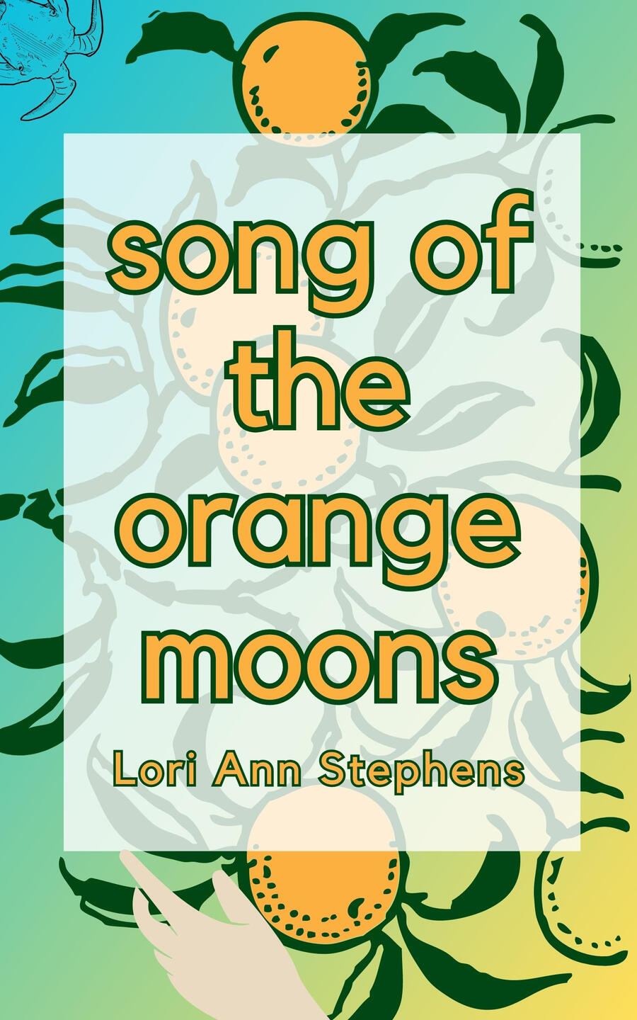 BOOK COVER WITH ORANGES AND TITLE